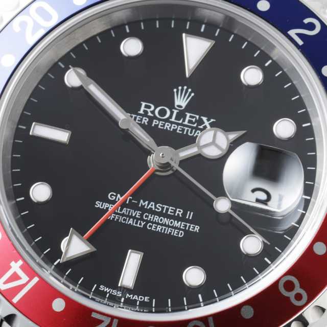 16710 ブラック ROLEX（ロレックス）GMTマスターII 赤青ベゼル 中古