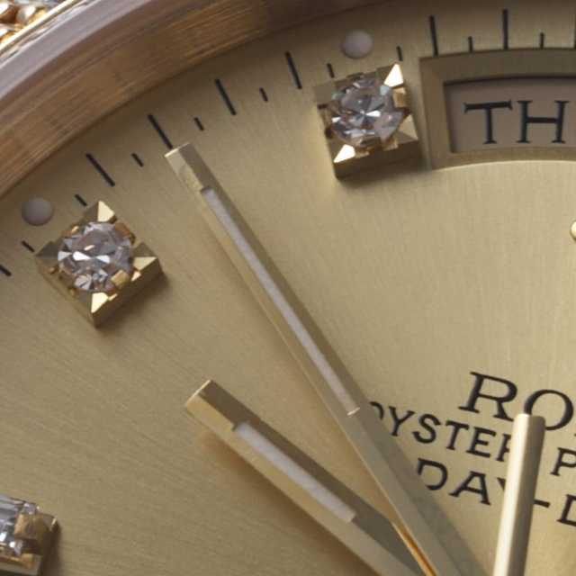 18348A シャンパン ROLEX（ロレックス）デイデイト ベゼルダイヤ 8P