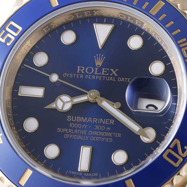 ロレックス サブマリーナ 116618LB メンズ 中古