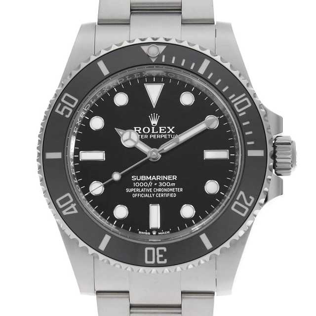 124060 ブラック ROLEX（ロレックス）サブマリーナ ノンデイト 中古