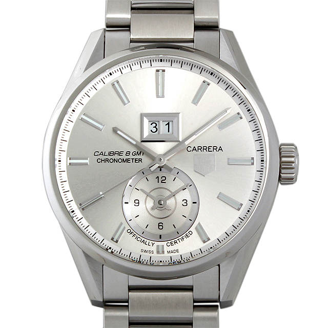 タグホイヤー カレラ グランドデイト GMT WAR5011.BA0723 中古 メンズ