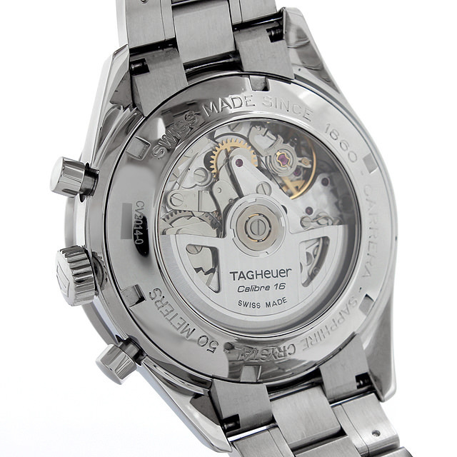 タグホイヤー カレラ タキメーター クロノグラフ CV2014.BA0786 中古 メンズ