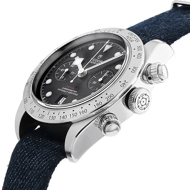 ヘリテージ ブラックベイ クロノグラフ 79350 サブ画像１