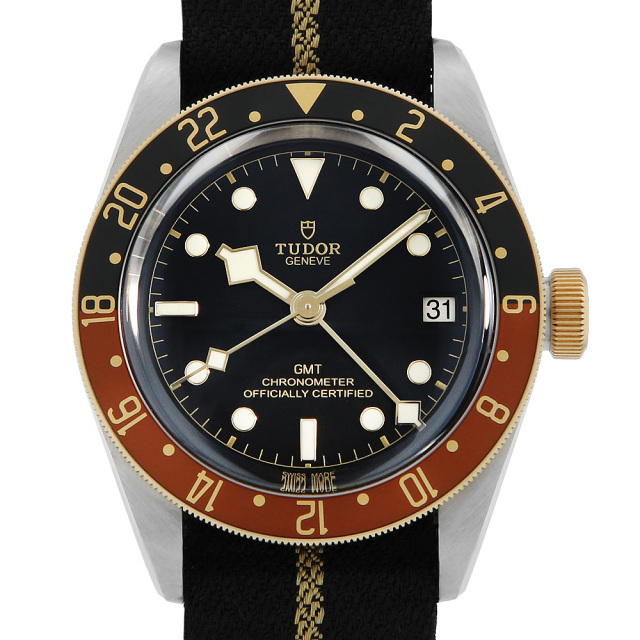 79833MN ブラック TUDOR（チューダー）ヘリテージ ブラックベイ GMT  