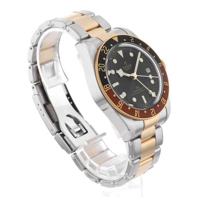 TUDOR GMT チューダー　ブラックベイ　自動巻き腕時計　USED中古品 79833MN ブラック TUDOR（チューダー）ヘリテージ ブラックベイ GMT
