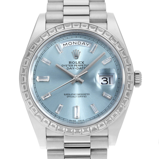 228396TBR アイスブルー ROLEX（ロレックス）デイデイト40 ベゼル  