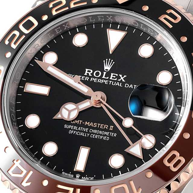 ロレックス GMTマスター2 ウォッチ 126711CHNR 箱 保証書 K18PG/SS  