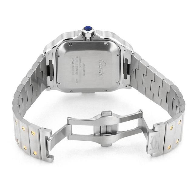 Cartier シルバー 時計サントス W2SA0008 シルバー Cartier（カルティエ）サントス ドゥ