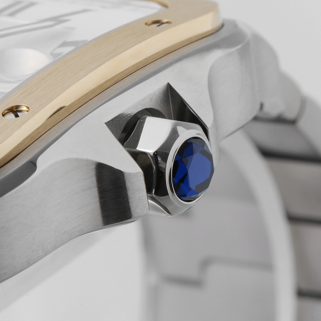 W2SA0008 シルバー Cartier（カルティエ）サントス ドゥ