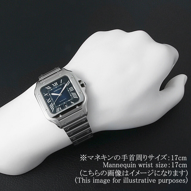 WSSA0030 ブルー Cartier（カルティエ）サントス ドゥ カルテイエ LM  