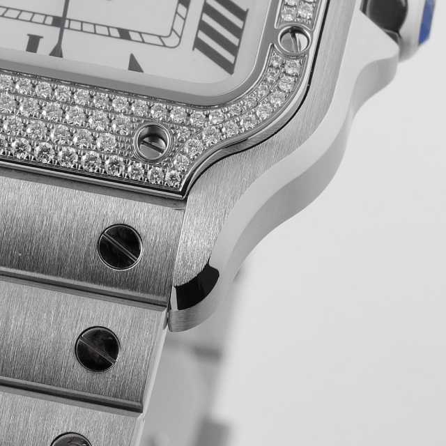 W4SA0005 シルバー Cartier（カルティエ）サントス ドゥ カルティエ MM