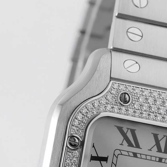 Cartier サントス クオーツ 不動品 1990's カルティエ サントス エキストラフラット 18KYG Cal.21