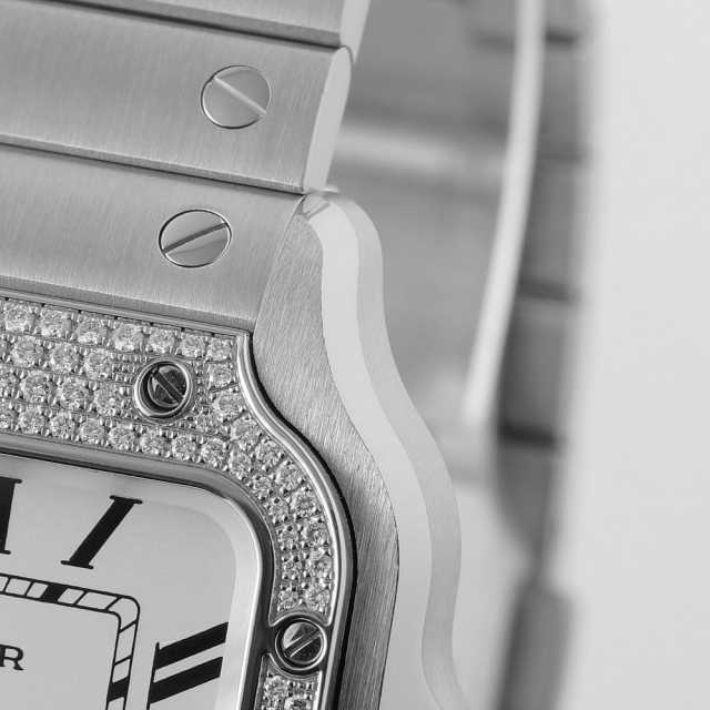 W4SA0005 シルバー Cartier（カルティエ）サントス ドゥ カルティエ MM