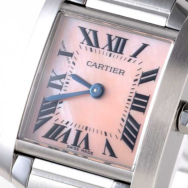 カルティエ タンクフランセーズ W51028Q3 レディース 中古