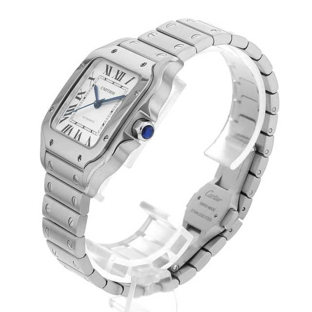 Cartier シルバー 時計サントス サントス ドゥ カルティエ