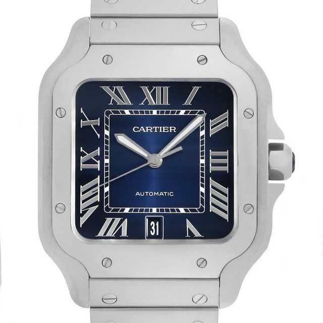 カルティエ Cartier サントスドゥカルティエ LM用　純正アリゲーター　赤 カルティエ Cartier サントスドゥカルティエ LM用 純正アリゲーター 赤