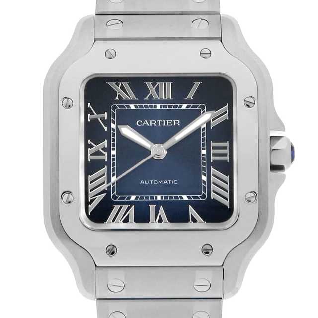 WSSA0063 ブルー Cartier（カルティエ）サントス ドゥ カルティエ MM
