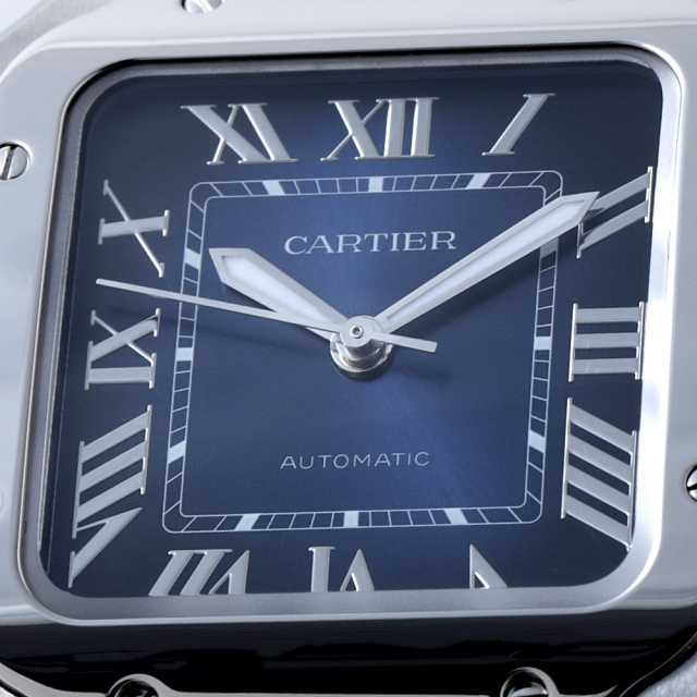 WSSA0063 ブルー Cartier（カルティエ）サントス ドゥ カルティエ MM
