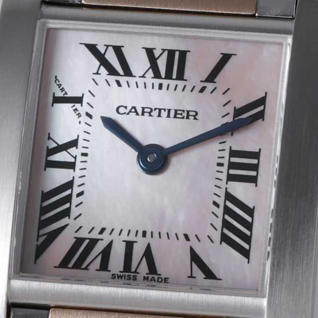 カルティエ タンクフランセーズ W51027Q4 レディース 中古