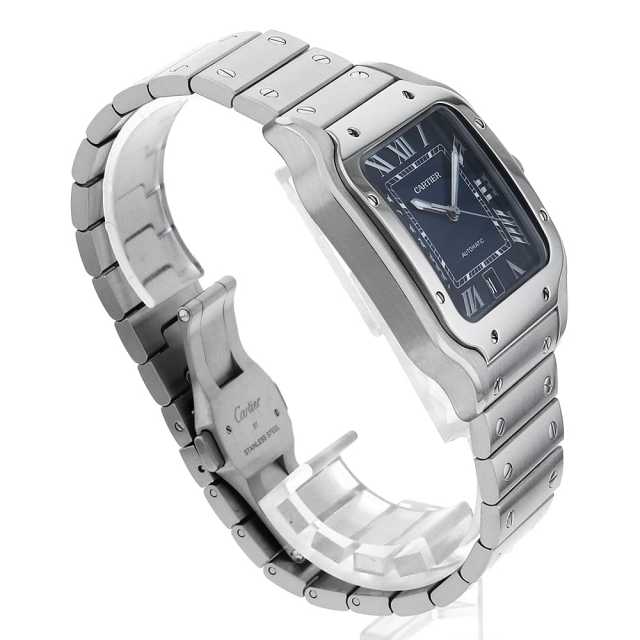 WSSA0030 ブルー Cartier（カルティエ）サントス ドゥ カルティエ LM
