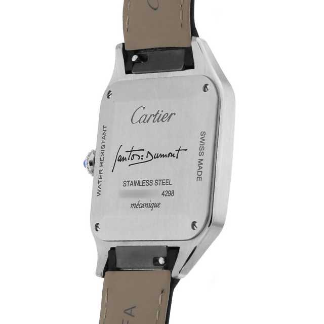 WSSA0046 ブラック Cartier（カルティエ）サントス デュモン LM 中古