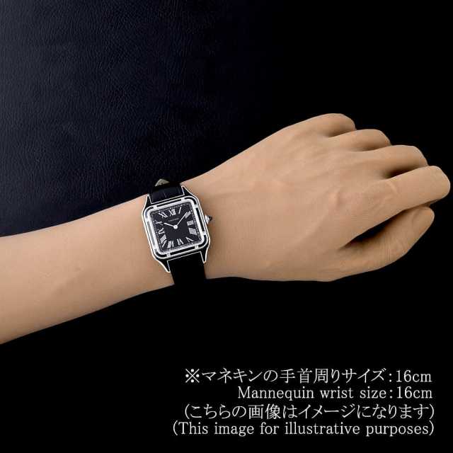 WSSA0046 ブラック Cartier（カルティエ）サントス デュモン LM 中古
