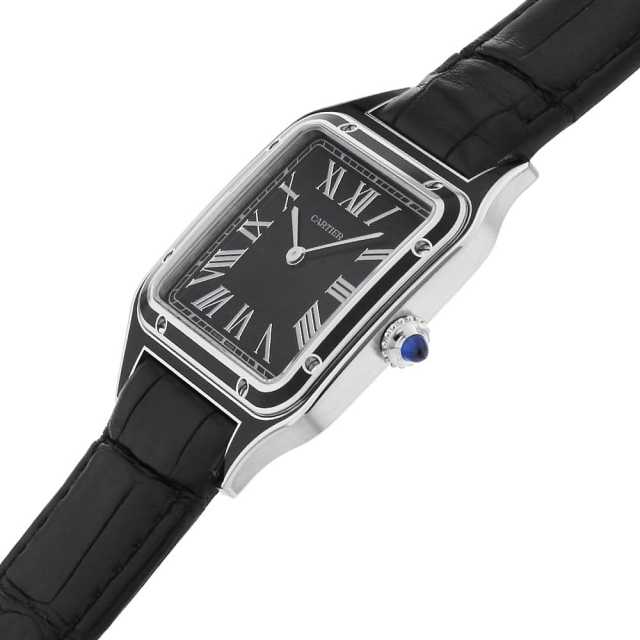 WSSA0046 ブラック Cartier（カルティエ）サントス デュモン LM 中古
