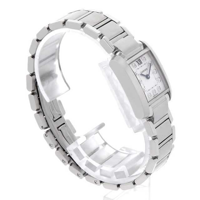 WE110006 シルバー Cartier（カルティエ）タンクフランセーズSM 中古