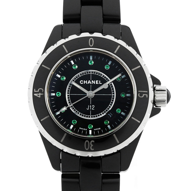 H2679 CHANEL（シャネル） J12 12Pエメラルド 中古 | 東京・大阪の高級