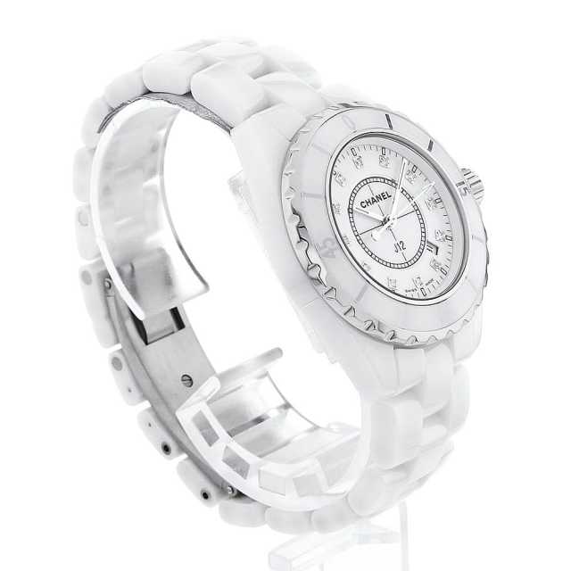 H1628 ホワイト CHANEL（シャネル）J12 白セラミック 中古
