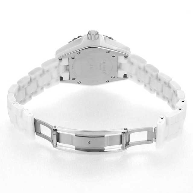 H1628 ホワイト CHANEL（シャネル）J12 白セラミック 中古