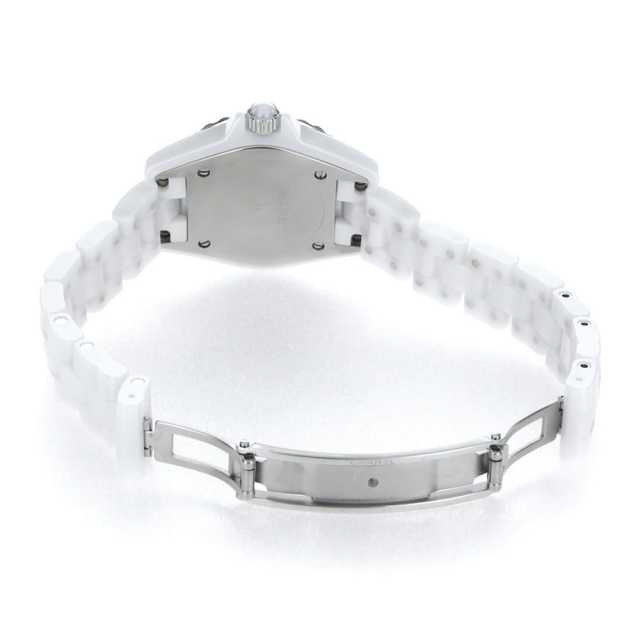 H2570 ホワイトシェル CHANEL（シャネル）J12 白セラミック 8Pダイヤ