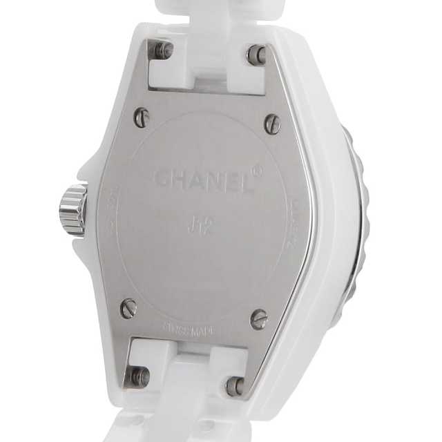 H2570 ホワイトシェル CHANEL（シャネル）J12 白セラミック 8Pダイヤ