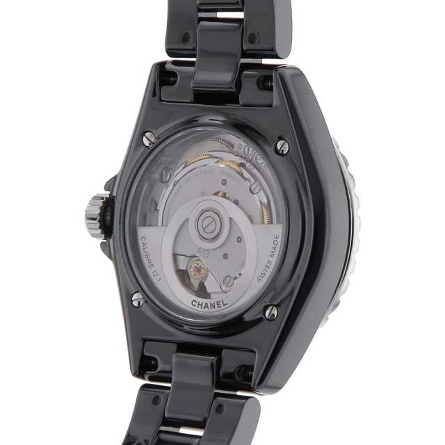 H5702 ブラック CHANEL（シャネル）J12 黒セラミック 12Pダイヤ 中古
