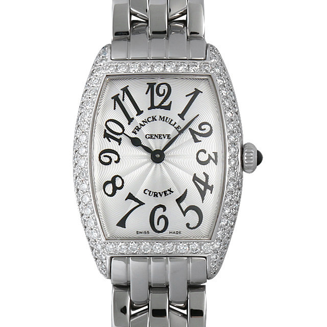 完全OH済み！中古フランクミュラートノーカーベックスグレージュ　レディース 1752QZD OAC FRANCK MULLER（フランクミュラー） トノーカーベックス