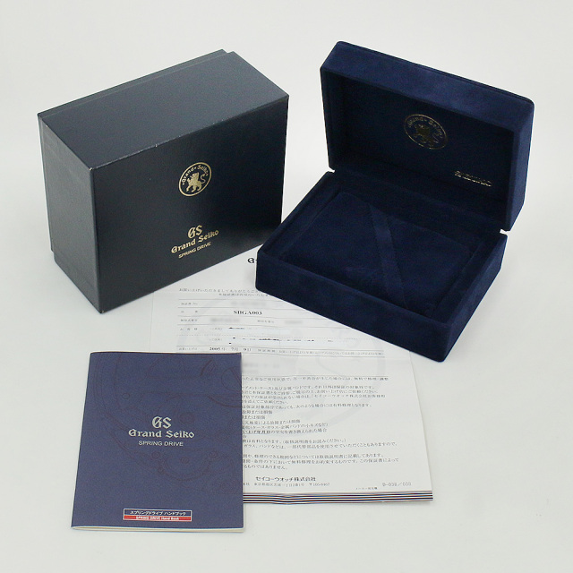グランドセイコー グランドセイコー マスターショップ限定 SBGA003 中古 メンズ