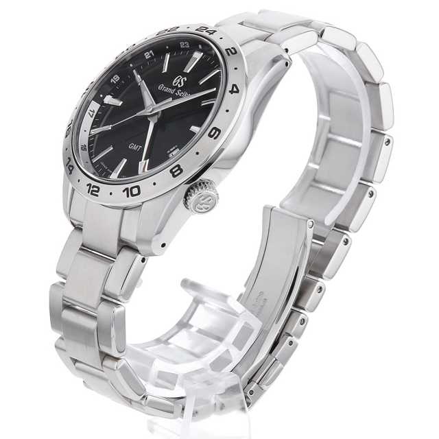 【しろくろ4696】 グランドセイコー SBGN027 クォーツGMT Grand Seiko Quartz GMT SBGN027 39mm Sport Watch – Grand