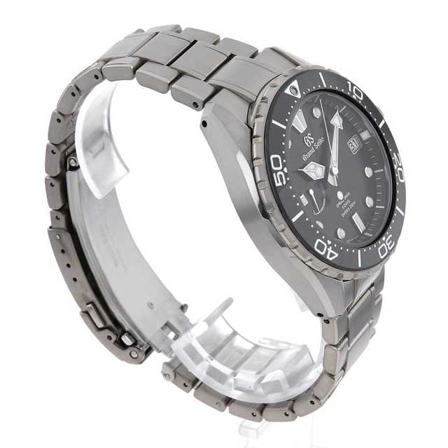 グランドセイコー メンズ OH済 SLGA015 ブラック Grand Seiko（グランドセイコー）エボリューション9