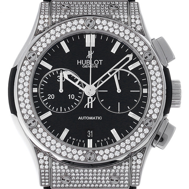 クラシック・フュージョン クロノグラフ チタニウム パヴェ 521.NX.1170.LR.1704 メイン画像