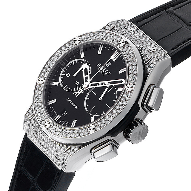 クラシック・フュージョン クロノグラフ チタニウム パヴェ 521.NX.1170.LR.1704 サブ画像１