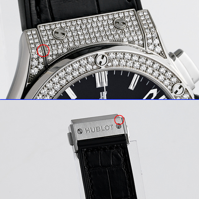 クラシック・フュージョン クロノグラフ チタニウム パヴェ 521.NX.1170.LR.1704 サブ画像６