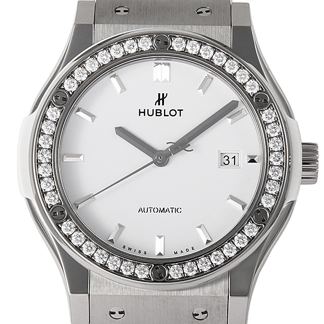 クラシック フュージョン チタニウム ホワイトダイヤモンド 542.NE.2010.LR.1204 メイン画像