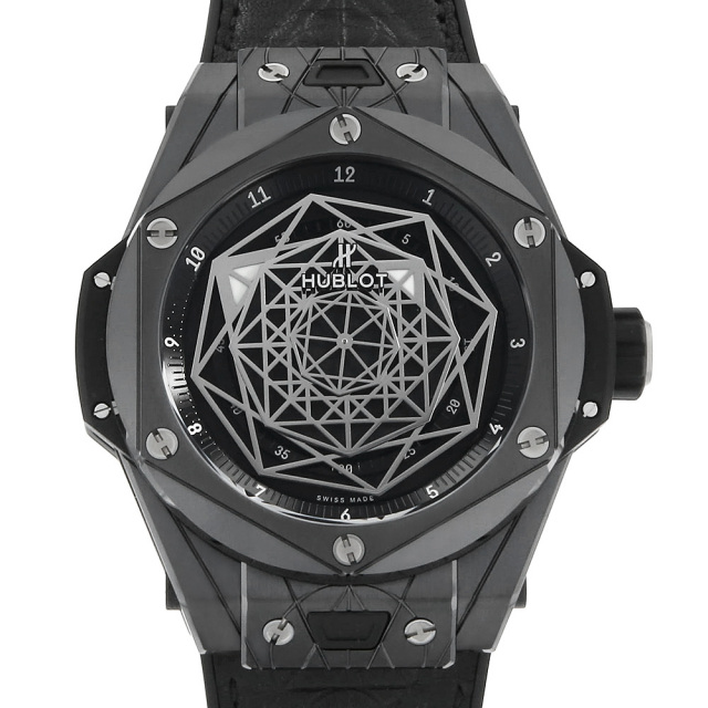 内部点検済 HUBLOT ウブロ ビッグバン ウニコ メカ10 チタニウム 414 