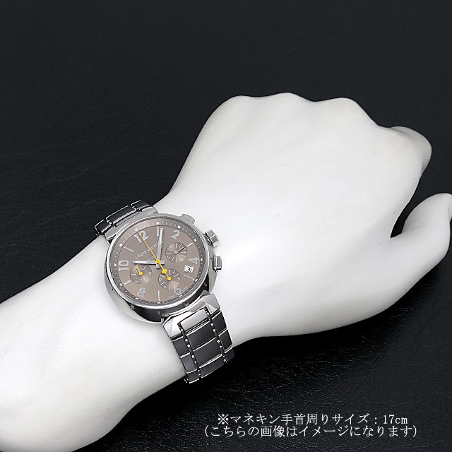ルイ・ヴィトン LOUIS VUITTON Q1122 タンブール クロノグラフ 自動  