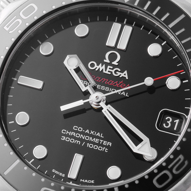 212.30.36.20.01.002 ブラック OMEGA（オメガ）シーマスター 300  