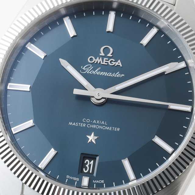 130.30.39.21.03.001 ブルー OMEGA（オメガ）グローブマスター 中古