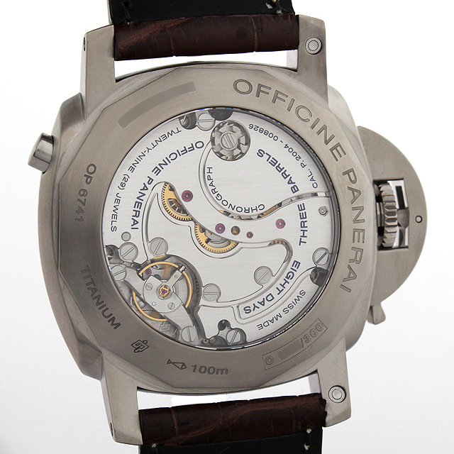 ルミノール1950 クロノ モノプルサンテ 8DAYS GMT チタニオ PAM00311 サブ画像２