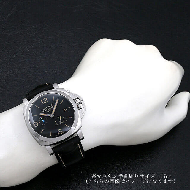 PAM01321 ブラック PANERAI（パネライ）ルミノール 1950 3デイズ GMT  