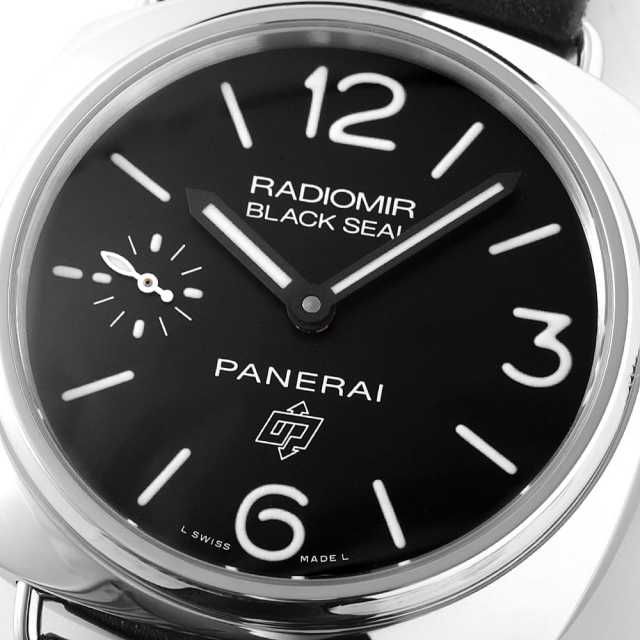 タケ‼️PANERAI 00380ラジオミールブラックシール直近OH済 PAM00380 ブラック PANERAI（パネライ）ラジオミール ブラック