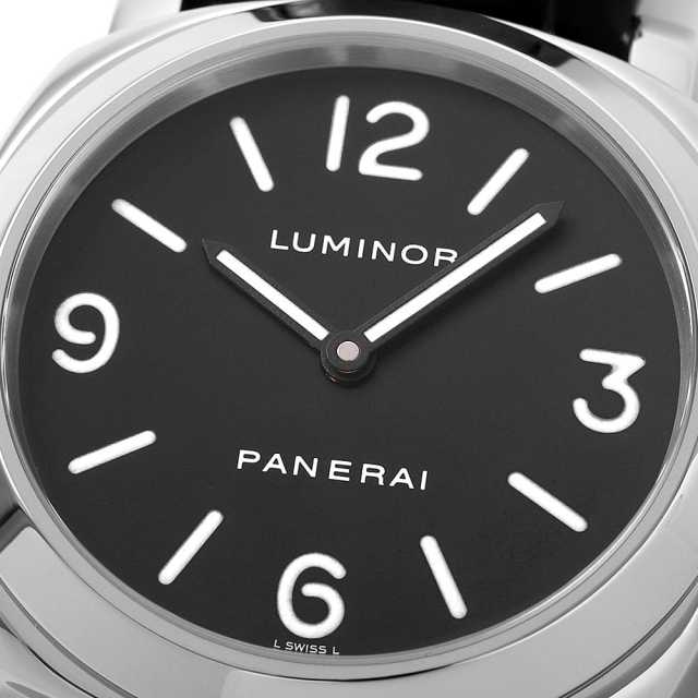 パネライ　ルミノール　PANERAI Luminor PAM00112 自動巻 PAM00112 ブラック PANERAI（パネライ）ルミノール ベース 中古